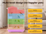 i.Pet 100cm Bird Cage Aviary Parrot Budgie White PET-BIRDCAGE-H100-WH