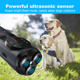 Ultrasonic Dog Repeller High-Power, Flash Mode, Effective Outdoor Use for Controlling Aggressive V888-ELOSUNG16718