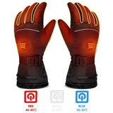 Rechargeable Heated Mittens Gloves with 4000mAh Lithium Battery, 3 Temperature Settings 30-45&degC, V1189-LC-DG-00060