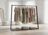 Commercial Clothing Garment Rack Retail Shop Black V63-835721