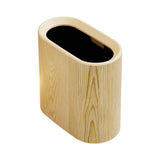 Slim Plastic Trash Can, Garbage Can with Press Top Lid, Trash Can with Pressing Flip Lid V1369-AZ3-W-09678