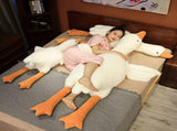Giant White Goose Stuffed Animal Duck Plush Pillow 130cm V1237-ZY-203-0688
