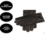 Dents Mens Unlined Leather Driving Gloves Made In England Daniel Craig Fleming V563-15-1007-XL