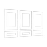 Wall Molding 3 Pack, Wainscoting Panels Kit with Dual-Line Wide & Narrow Profile, Lightweight V952-QMSTJBYXWS319E0MN001V0