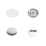 VEVOR 1" 25mm Button Badge Parts Supplies for Button Maker Machine 500 Sets V952-XZGSLH25MM5005T97V0