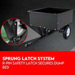 Steel Dump Cart Garden Tipping Trailer V379-DUMPCRTBLCK002