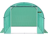 Walk-in Tunnel Greenhouse, 3 x 2 x 2 m, Portable Plant Hot House with Galvanised Steel Frame, 1 Top V952-YDSDWSL1077FTKHD5V0