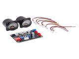 2pcs VU Level Meter Power Amplifier VU Panel Meter with Driver Board for Recording Studio 12V18V V1294-YM0715-3114220050011