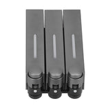 Wall Mounted Soap Dispenser 3 Chamber Manual Shower Gel Shampoo Hand Soap Container for Home Hotel V1294-YM0714-3112210096711