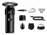 Men's 3-Head Electric Rotary Shaver Premium Set - Type-C Rechargeable LCD Grooming Kit for Daily V888-ELOSUNG57014-4