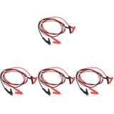 4 Pairs Alligator Clips for Multimeter with Rubber and Copper, Ideal for Auto Repair and Electrical V1370-AZ4-19887
