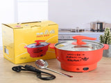 Electric Cooking Pot 1.8L 400 to 800W Stainless Steel Inner Wall 2 Modes Overheating Protection V1294-YM0716-3113220124214
