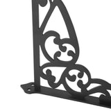 Outdoor Hanging Bracket Black Iron Multifunctional Decorative Plant Hanger for Bird Feeder Lantern V1294-YM0901-3111240046711