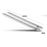 BULLET Pair of 3.2m Aluminium Loading Ramps, 1820kg Capacity V219-VHWRMPBU9C1AX2