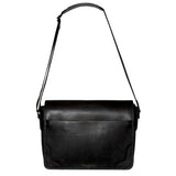 Futura Mens Laptop Messenger Sling Bag School Work Shoulder Strap - Black V563-A1978LBLACK
