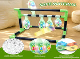 Light-Up Kids Throwing Bowling Toy, ABS Gravity Activated LED, Numbered Targets with 4 Sandbags, V1232-TZBLQ-FG-001