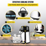 1.1 Gal Water Distiller, 0.3 Gal/H, 750W Distilled Water Maker Machine 0-99H Timing Set Temp V952-ZLJWXKYSACIHVQ18CV3