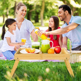 Folding table - Camping table - Portable folding table - Can be used as a dining table, TV table, V1188-ZXY-131-946
