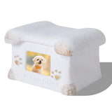 Pet Urn for Dogs and Cats Ashes,Photo Frame Handmade Cremation Urn,Memorial Keepsake for Loss of V1107-135-73960-PNK