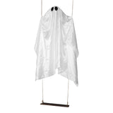 Hanging Swing Ghost Decor Adjustable Spooky Cute Swinging Ghosts Decoration with String Light for V1294-YM0901-3115250070311