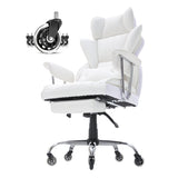 Reclining Office Chair with Footrest, Heavy Duty PU Leather Wide Office Chair, Big and Tall V952-LBYZXKPGDJT0U1Z5NV0