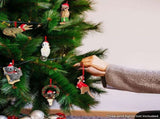 Christabelle Christmas Aussie Animals Pack of 6 Baubles Metal Steel Art Decoration Gift Pack 112_STH258