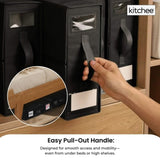 4x Kitchee Foldable Bed Sheet Storage Box - Linen and Closet Organiser Black V238-SUPDZ-41188865409104
