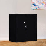 Two-Door Shelf Office Gym Filing Storage Locker Cabinet Safe V63-799167