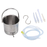 Enema Bucket Kit Silicone Household 1.6L Bucket Hose Nozzles with Storage Bag For Colonic V1294-YM0718-3117220199011