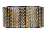 Metal Lampshade E14 E27 Iron Cylinder Shape Hollow Out Leaf Decorative Lamp Shade for Table Wall V1294-YM0901-3119250029211