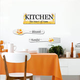 3 Pieces Sunflower Kitchen Decor Spring Decorations Blessed Thankful Wooden Hanging Sign Sunflower V1189-LWWAL-20260325-00438