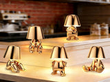 Gold Gray Ambient Night Light Gold-Toned Night Light Figure Shaped Night Light Home Decor V1347-124-GRA-22327