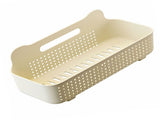 Wall Mounted Shower Shelf Caddy PP Punch Free Strong Bearing Multifunctional Bathroom Rack Cream V1294-YM0901-3117230257511