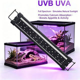 40cm Adjustable Reptile 5.0UVA UVB Lamps LED Light for Reptile Tanks Pet Lighting System V201-FBA0540BL8AU