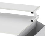 Levede L Shaped Gaming Desk with Storage Drawers White DH1072-WH-AU