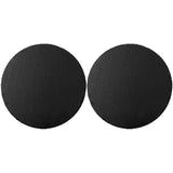 Black Serving Platter Set of 2 - Stylish Dinner Plates for Home, Kitchen, Parties, and Special V1370-AZ4-11517