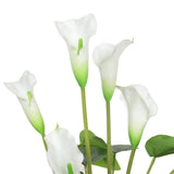 Artificial Flowering White Peace Lily / Calla Lily Plant 50cm V637-DP1128565