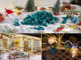 Christmas Lights Universal Spring Clips, 50 Count Quick Spring Clips for Holiday Light Decorations, V1192-AZ-W-3850