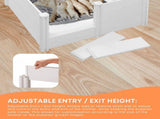 Rooster Farms 1.48m PVC Dog Whelping Box Puppy Birthing Pen - Anti-Crush Rail V238-SUPDZ-41965128384592