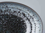 Serving Bowl Flat Base 28cm Black Pearl Glaze V637-C5169