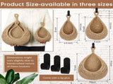 Jute Wall Basket Hanging Storage Basket Hanging Fruit Basket Boho Interior Wall Plant Basket V1189-WXF-260203-00438
