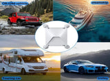 10 Pcs White Heavy-Duty Suction Cup Mount for Starlink Mini - All-Weather Car, RV & Boat Bracket V888-ELOSUNG47078