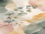 Eucalyptus Reverie Floating Frame Canvas Wall Art - Portrait - 60W x 120H cm - White V767-PP-ER-60120-FW