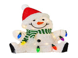 Christabelle Sitting Christmas Snowman Display with Lights - 40cm 112_MHA504