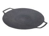 Round BBQ Grill Pan Anti Stick Coating Induction Cooker Griddle Plate for Outdoor Camping Picnic V1294-YM0901-3118260021611