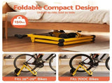 Everfit Bike Trainer Stand Indoor Riding Bicycle 6 Level Cycling Home Gym Yellow EB-B-IBT-YE