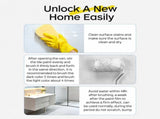 Tub & Tile Paint Waterproof, Non-Slip, Eco-Friendly for Ceramic Surfaces Ideal for Bathrooms, V1107-116-26637-LIG-500G