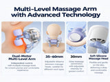 Wireless Neck and Shoulder Kneading Massage Pillow with Heat, Multi-Position Body Relaxation Device V1341-ZY-5PHDS6LG-LAVENDER