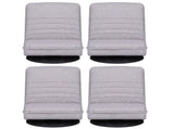 Artiss 4PCS Swivel Floor Chair 360 Adjustable Foldable Lounge Seat Floor Sofa Chair Grey FLOOR-SBL-03LIN-GYX4