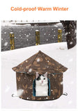 Outdoor Waterproof Cat House - Insulated, Weatherproof, Warm Shelter for Cats, Ideal for Winter V888-ELOSUNG10207